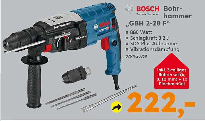 Bosch Bohrhammer Gbh 2 28 F Aktion