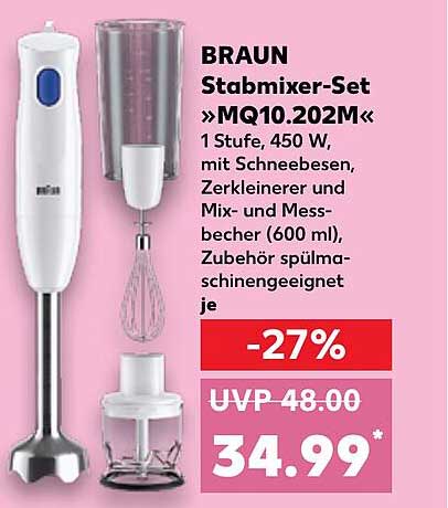 BRAUN Stabmixer-Set »MQ10.202M« - 27% Rabatt!