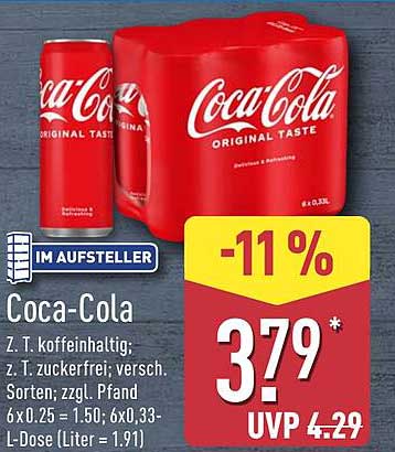 Coca-Cola 6 x 0,33 L – Original Taste