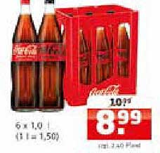 Coca-Cola 6 x 1,0L Mehrwegflaschen
