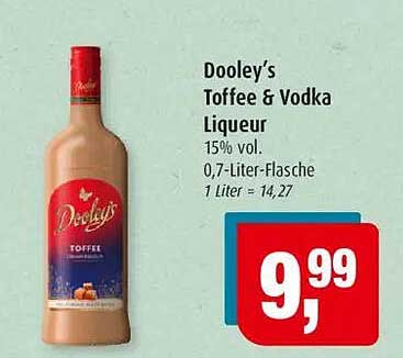 Dooley's Toffee & Vodka Liqueur 0,7L