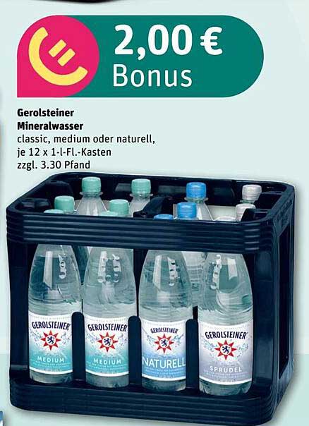 Wunderbar Gerolsteiner Angebot Rewe Bild