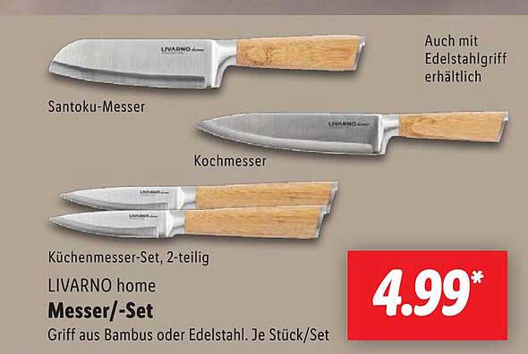 Küchenmesser-Set LIVARNO home, 2-teilig