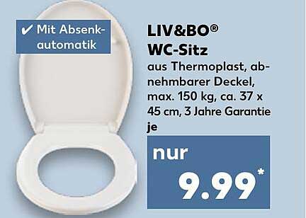 LIV&BO® WC-Sitz mit Absenkautomatik
