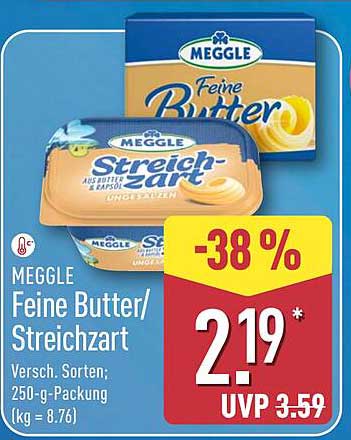 MEGGLE Feine Butter / Streichzart 250 g