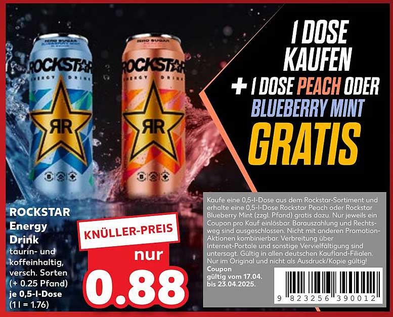 ROCKSTAR Energy Drink - 0,5 l Dose, viele Sorten