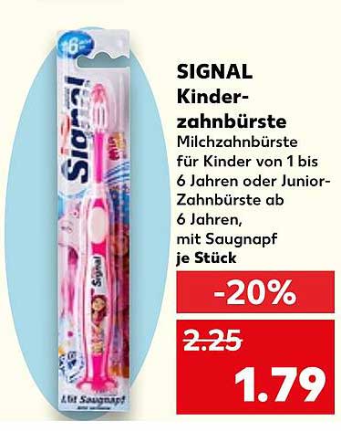SIGNAL Kinderzahnbürste mit Saugnapf