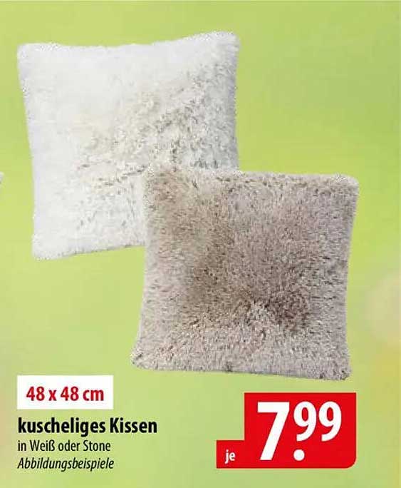 kuscheliges Kissen