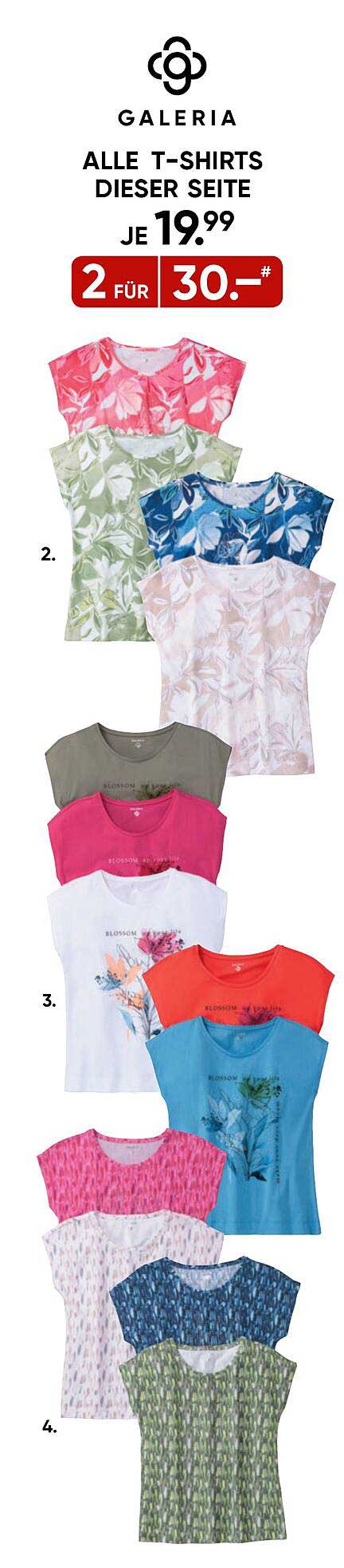 Alle T-Shirts dieser Seite für je 19,99 € – 2 für 30 €
