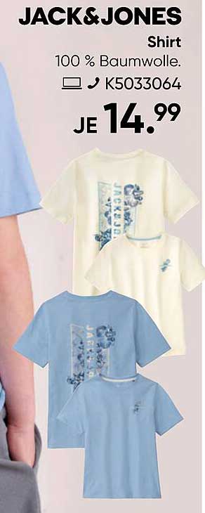 JACK&JONES Shirt 100 % Baumwolle