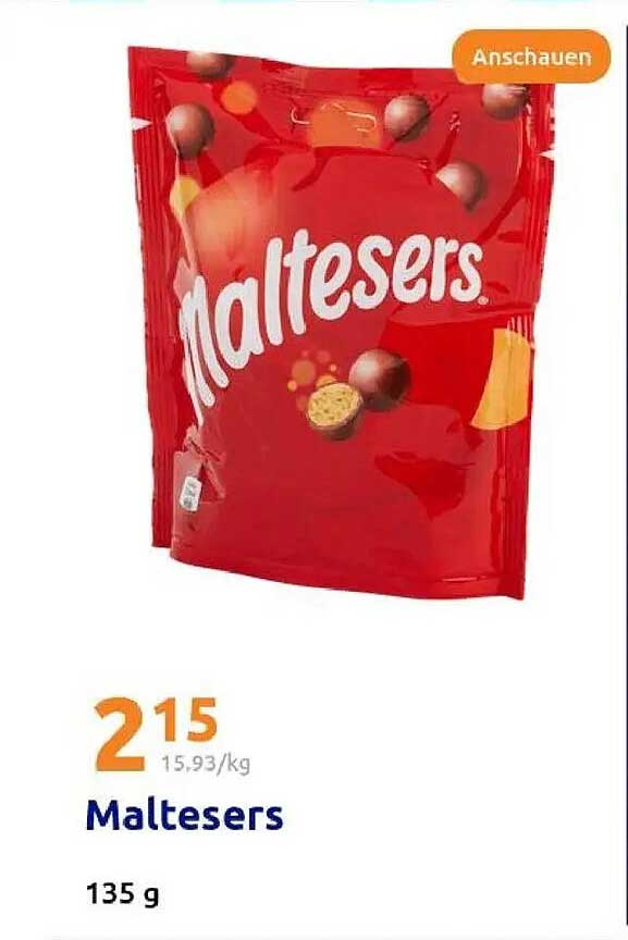 Maltesers 135 g für nur 2,15 €