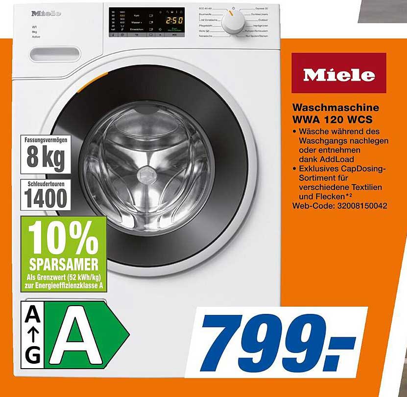 Miele Waschmaschine WWA 120 WCS