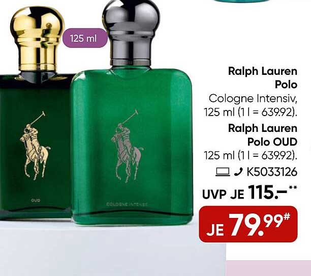 Ralph Lauren Polo Cologne Intensiv, 125 ml