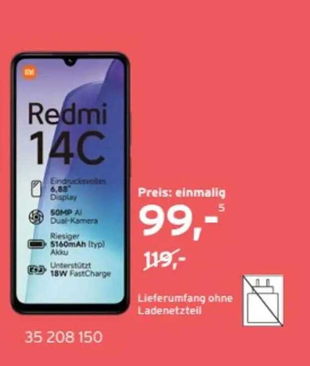 Redmi 14C – Smartphone mit 50MP Dual-Kamera
