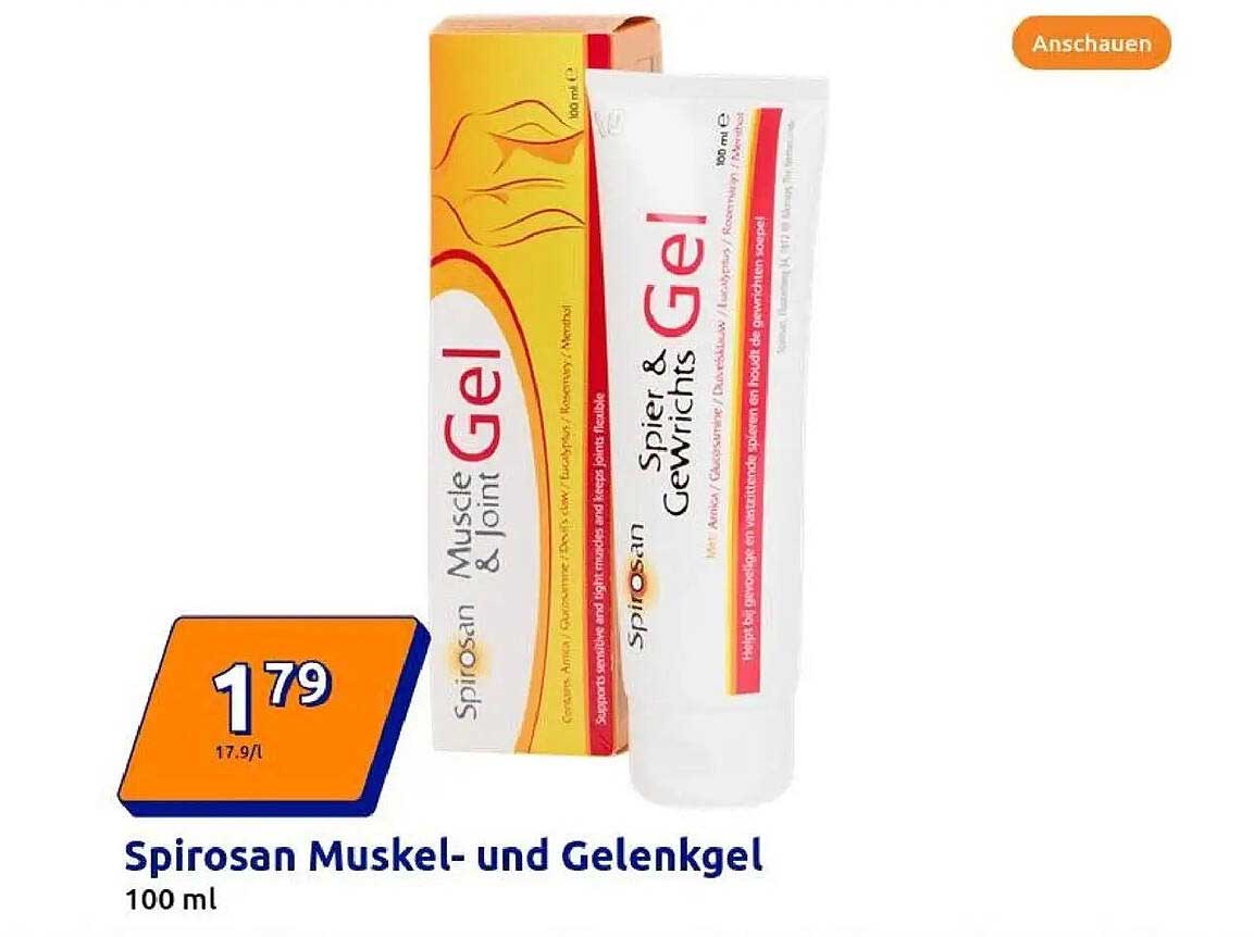 Spirosan Muskel- und Gelenkgel 100 ml