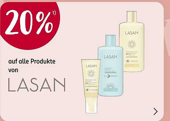 20% Rabatt auf alle Produkte von LASAN