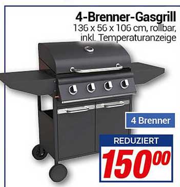4-Brenner-Gasgrill
