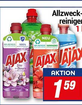 AJAX Allzweck-Reiniger 1 L - Fête des Fleurs