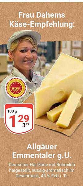 Allgäuer Emmentaler g.U.