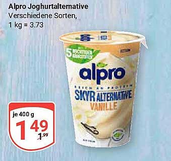 Alpro Joghurtalternative Vanille, 400 g
