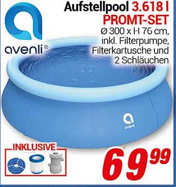 Aufstellpool 3.618 l PROMT-SET