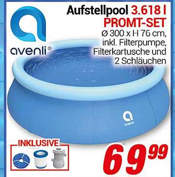 Aufstellpool 3.618 | PROMT-SET