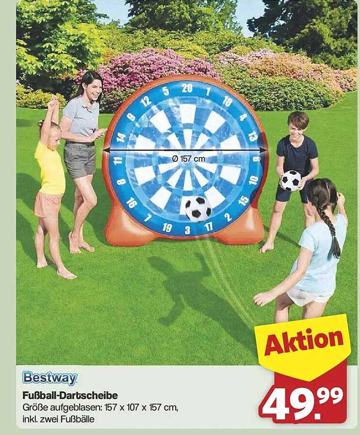 Bestway Fußball-Dartscheibe