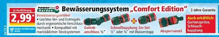 Bewässerungssystem „Comfort Edition“