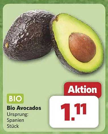 Bio Avocados Stück, Ursprung: Spanien