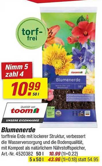 Blumenerde