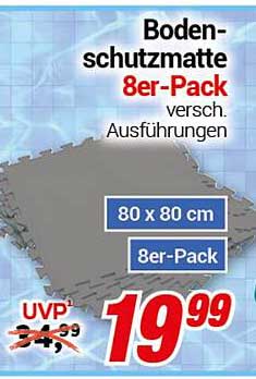 Bodenschutzmatte 8er-Pack