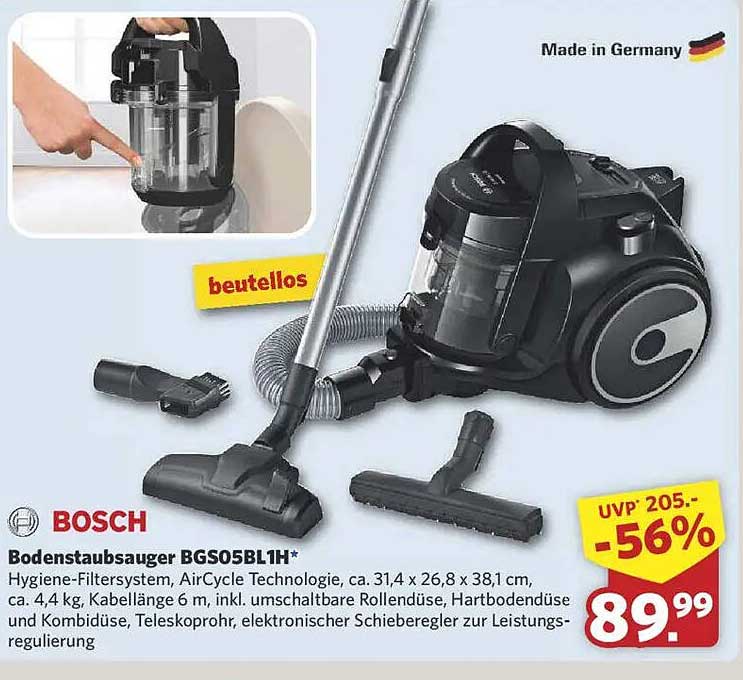 Bodenstaubsauger BGS05BLI1H von BOSCH