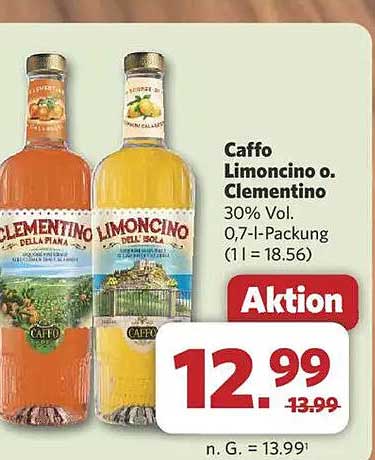 Caffo Limoncino oder Clementino 0,7-L-Packung
