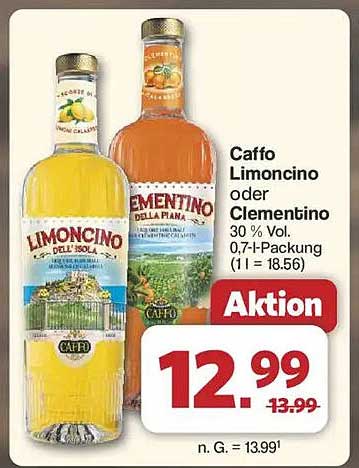 Caffo Limoncino oder Clementino 0,7l
