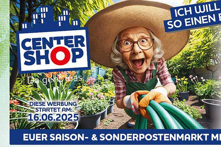Center Shop – Saison- und Sonderpostenmarkt