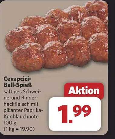 Cevapcici-Ball-Spieß