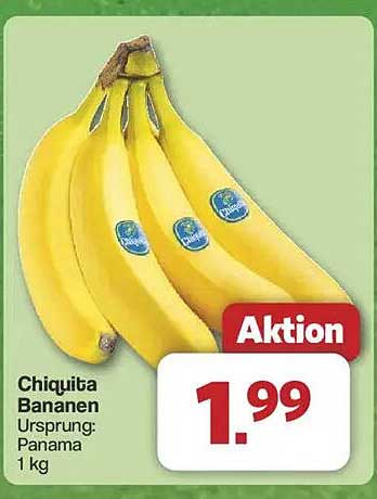 Chiquita Bananen 1 kg - Aktion