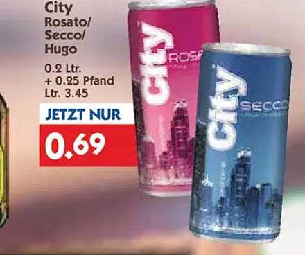 City Rosato/Secco/Hugo 0,2 L