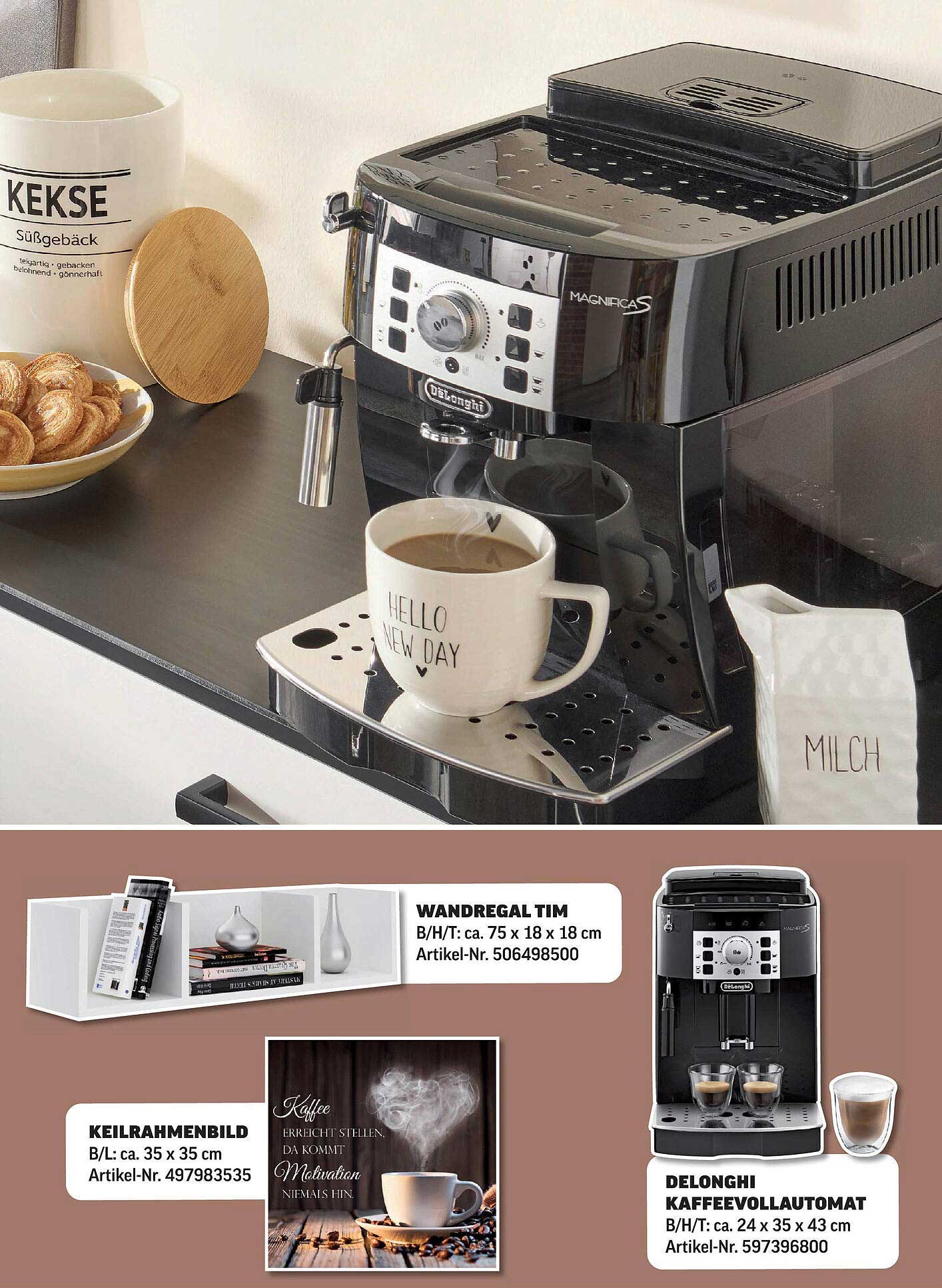 DE'LONGHI KAFFEEVOLLATMAT