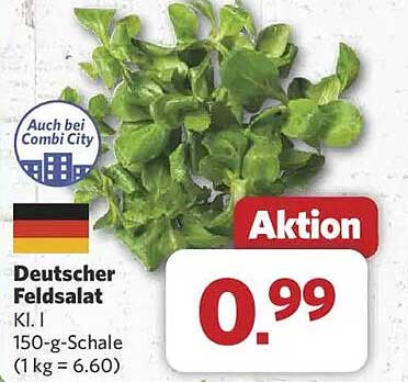 Deutscher Feldsalat Kl. I 150-g-Schale