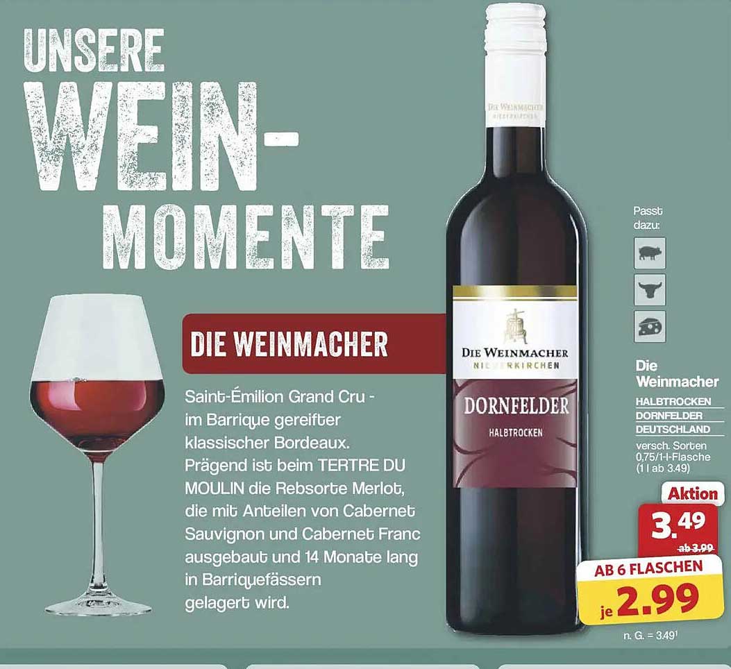 Die Weinmacher Dornfelder Halbtrocken 0,75 l