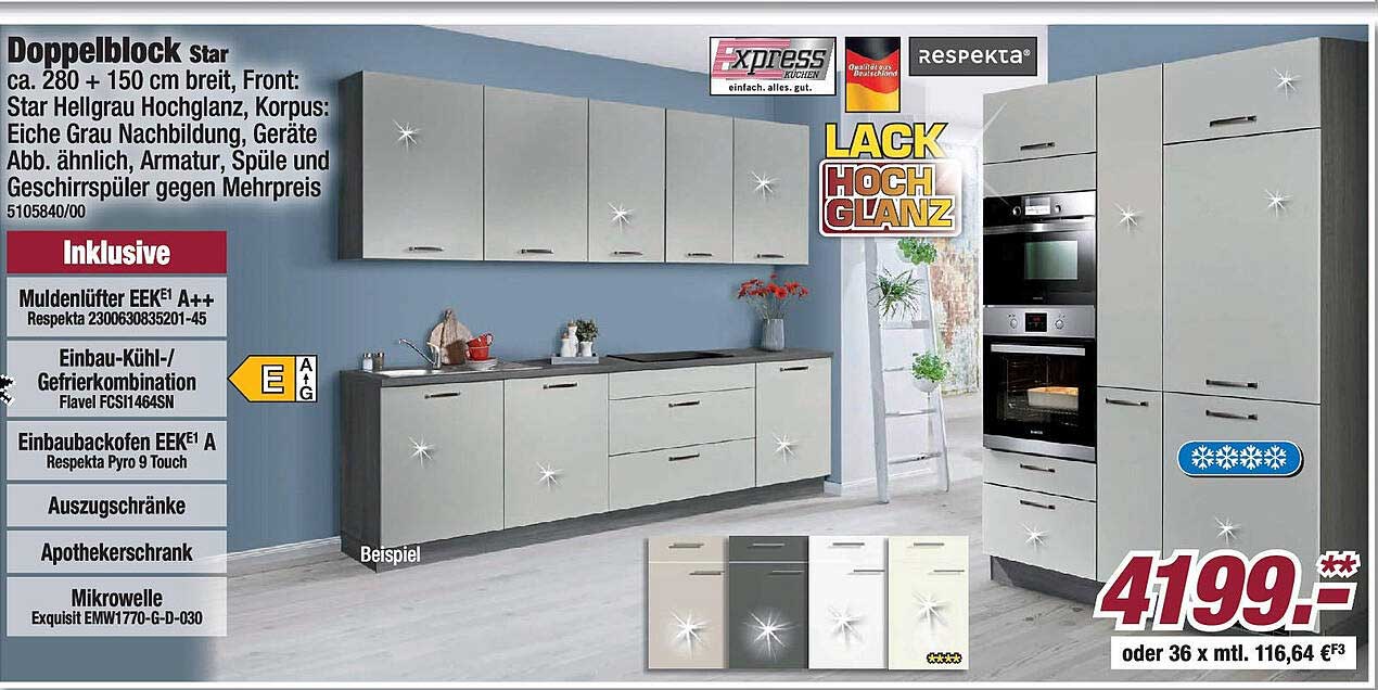 Doppelblock Star, perfektes Herzstück für Ihre Küche