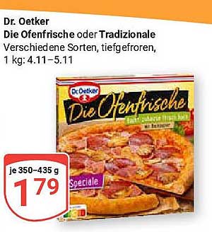 Dr. Oetker Die Ofenfrische oder Traditionale