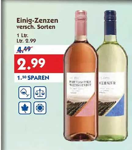 Einig-Zenzen diverse Sorten 1 L für 2,99 €