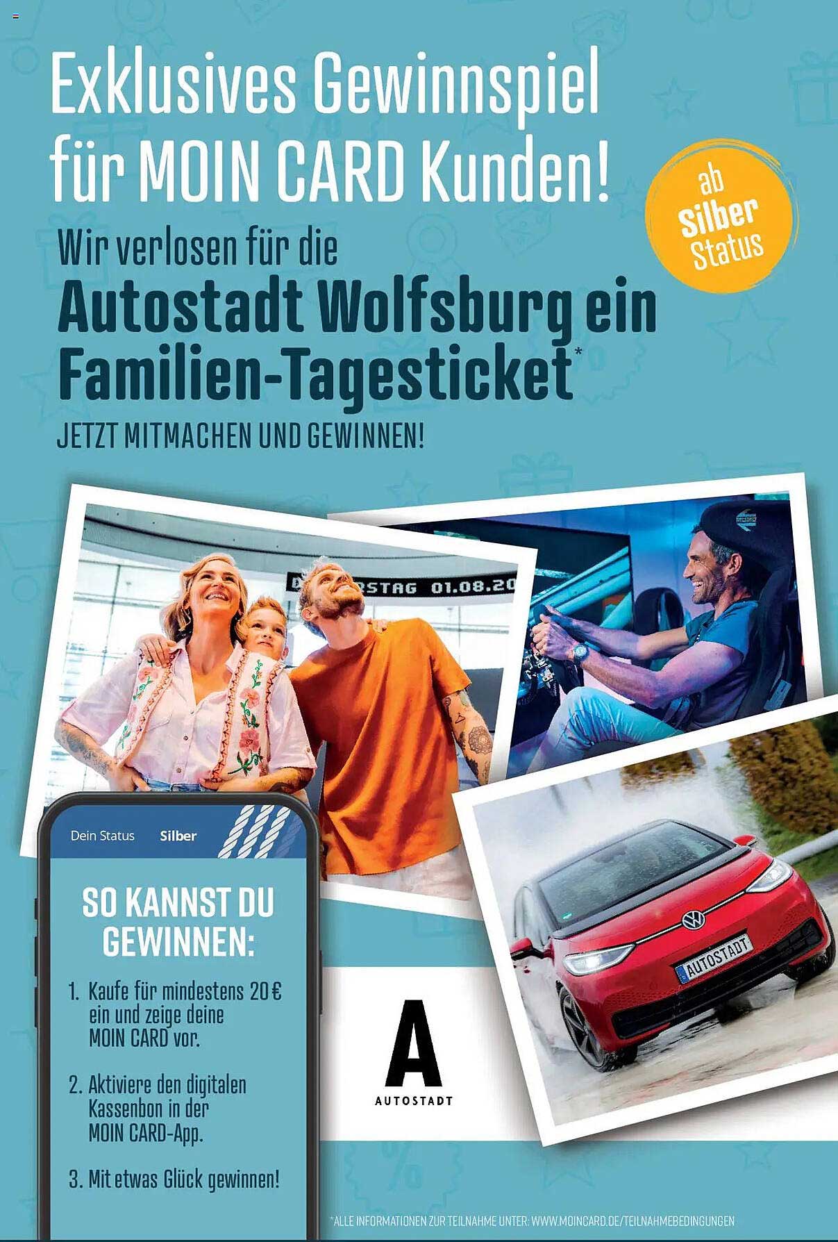 Exklusives Gewinnspiel für MOIN CARD Kunden – Familien-Tagesticket für die Autostadt Wolfsburg