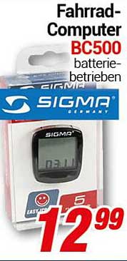 Fahrrad-Computer BC500 batterie-betrieben
