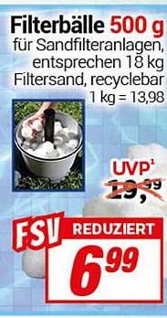 Filterbälle 500 g für Sandfilteranlagen