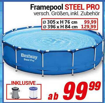 Framepool STEEL PRO - vielseitige Größen, inkl. Zubehör
