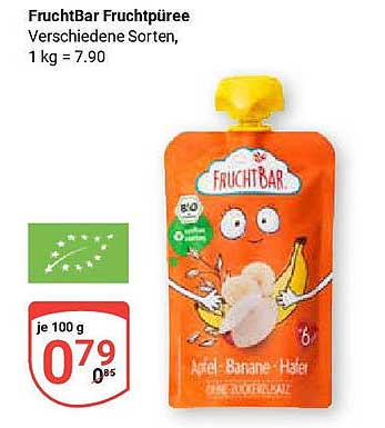 FruchtBar Fruchtpüree - Verschiedene Sorten