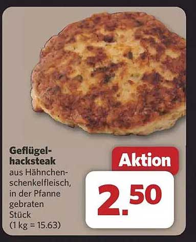 Geflügelhacksteak aus Hähnchenfleisch – in der Pfanne gebraten
